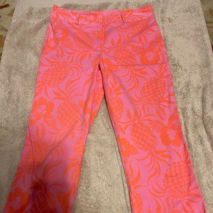 Lilly Pulitzer straight leg capri pants
